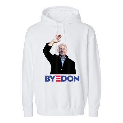 Bye Don Joe Biden Drops Out 2024 Election Garment-Dyed Fleece Hoodie