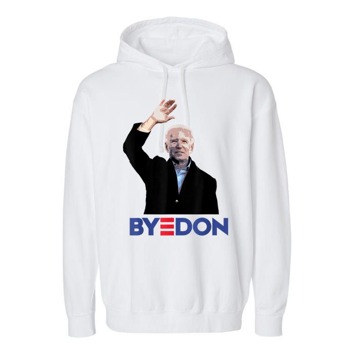 Bye Don Joe Biden Drops Out 2024 Election Garment-Dyed Fleece Hoodie