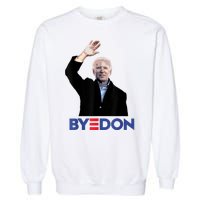 Bye Don Joe Biden Drops Out 2024 Election Garment-Dyed Sweatshirt