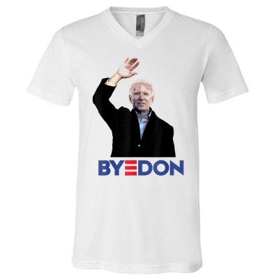 Bye Don Joe Biden Drops Out 2024 Election V-Neck T-Shirt