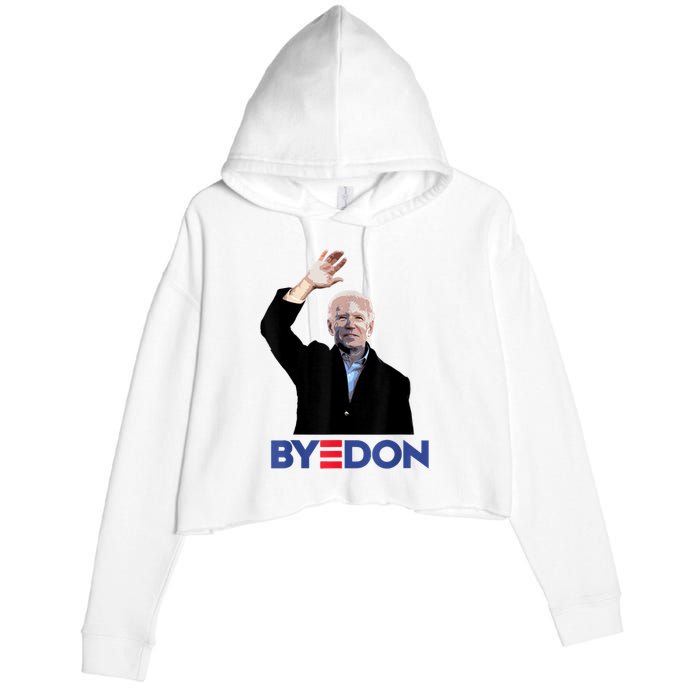 Bye Don Joe Biden Drops Out 2024 Election Crop Fleece Hoodie