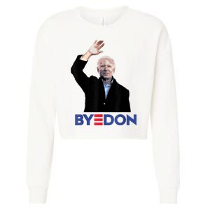 Bye Don Joe Biden Drops Out 2024 Election Cropped Pullover Crew