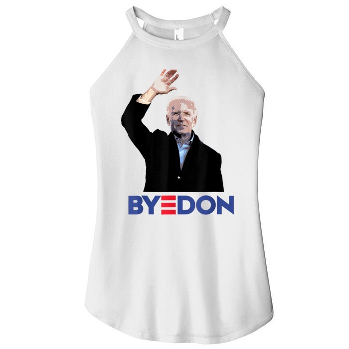 Bye Don Joe Biden Drops Out 2024 Election Women’s Perfect Tri Rocker Tank