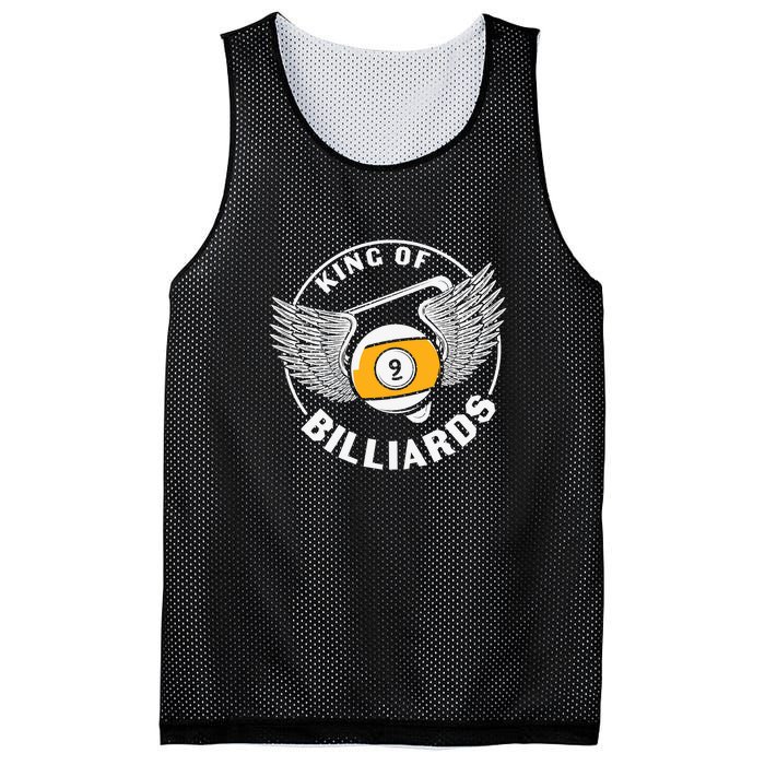 Billiards Dad King Of Billiards Gift For Father’s Day Mesh Reversible Basketball Jersey Tank