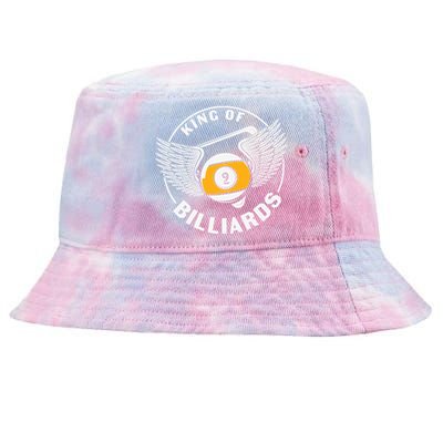 Billiards Dad King Of Billiards Gift For Father’s Day Tie-Dyed Bucket Hat