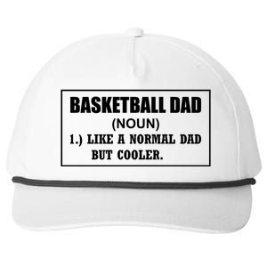 Basketball Dad Like A Normal Dad But Cooler Snapback Five-Panel Rope Hat