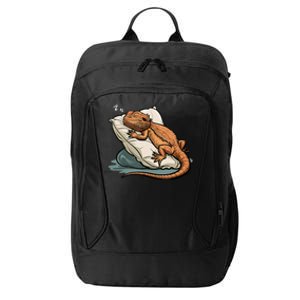 Bearded Dragon Lizard Lover Funny Breaded Dragon City Backpack