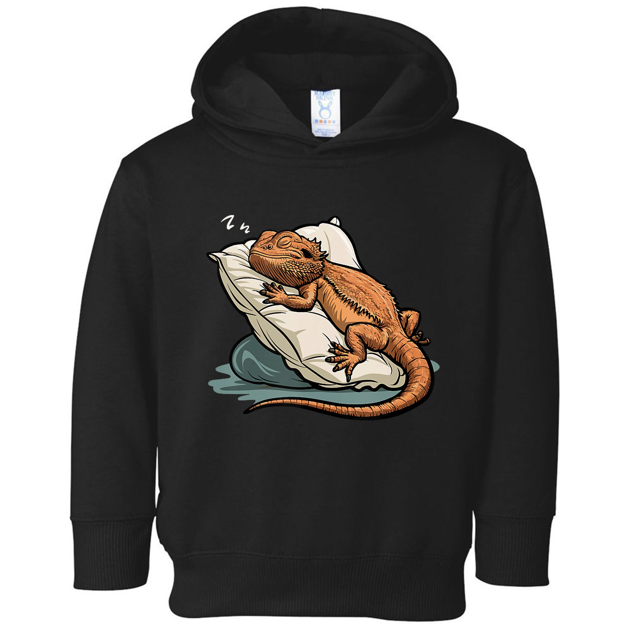 Bearded Dragon Lizard Lover Funny Breaded Dragon Toddler Hoodie