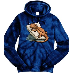 Bearded Dragon Lizard Lover Funny Breaded Dragon Tie Dye Hoodie