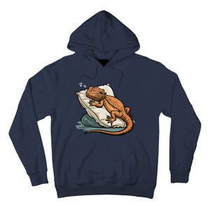 Bearded Dragon Lizard Lover Funny Breaded Dragon Tall Hoodie