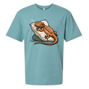 Bearded Dragon Lizard Lover Funny Breaded Dragon Sueded Cloud Jersey T-Shirt