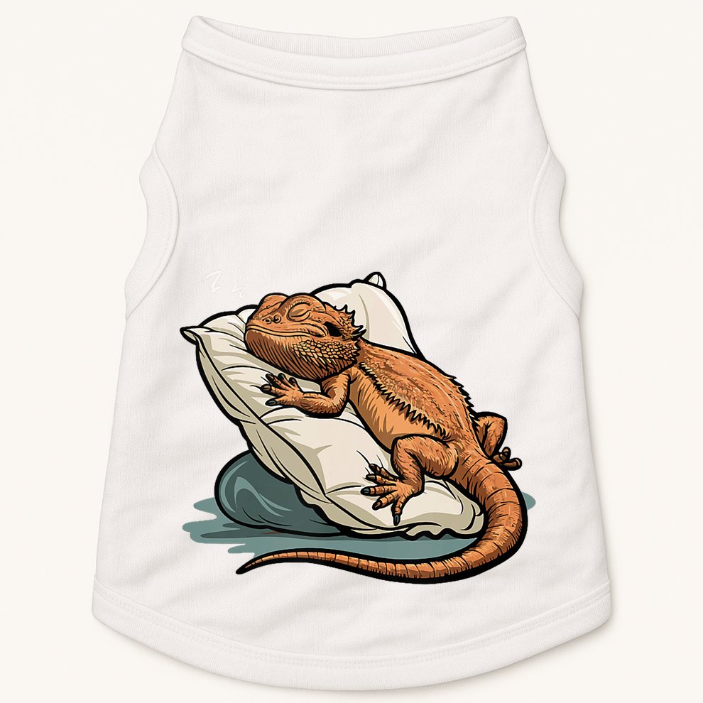 Bearded Dragon Lizard Lover Funny Breaded Dragon Doggie Tank