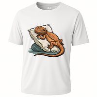 Bearded Dragon Lizard Lover Funny Breaded Dragon Cooling Performance Crew T-Shirt
