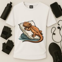 Bearded Dragon Lizard Lover Funny Breaded Dragon Cooling Performance Crew T-Shirt
