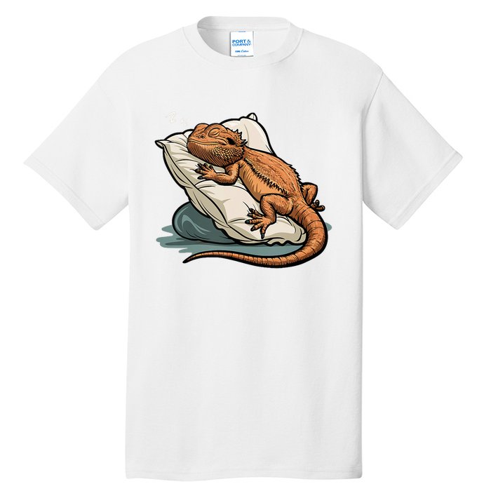 Bearded Dragon Lizard Lover Funny Breaded Dragon Tall T-Shirt