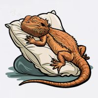 Bearded Dragon Lizard Lover Funny Breaded Dragon Adult Drive Performance Visor