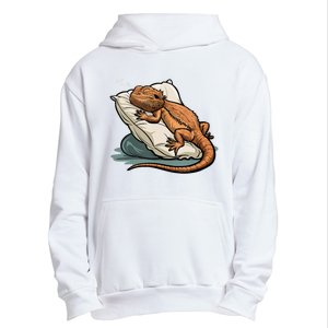 Bearded Dragon Lizard Lover Funny Breaded Dragon Urban Pullover Hoodie