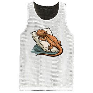 Bearded Dragon Lizard Lover Funny Breaded Dragon Mesh Reversible Basketball Jersey Tank