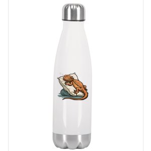 Bearded Dragon Lizard Lover Funny Breaded Dragon Stainless Steel Insulated Water Bottle