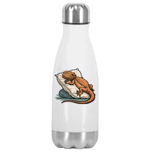 Bearded Dragon Lizard Lover Funny Breaded Dragon Stainless Steel Insulated Water Bottle