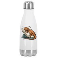 Bearded Dragon Lizard Lover Funny Breaded Dragon Stainless Steel Insulated Water Bottle