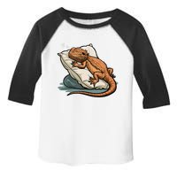 Bearded Dragon Lizard Lover Funny Breaded Dragon Toddler Fine Jersey T-Shirt