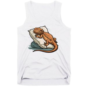 Bearded Dragon Lizard Lover Funny Breaded Dragon Tank Top