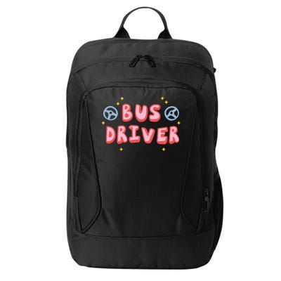 Bus Driver Logo City Backpack