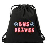 Bus Driver Logo Drawstring Bag