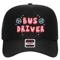 Bus Driver Logo Trucker Hat