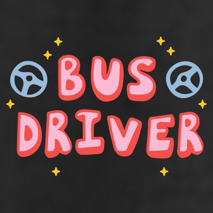Bus Driver Logo Trucker Hat