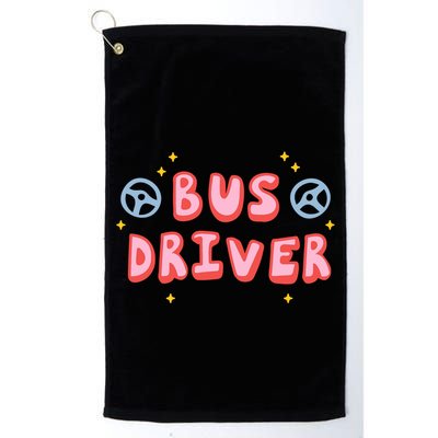 Bus Driver Logo Golf Towel