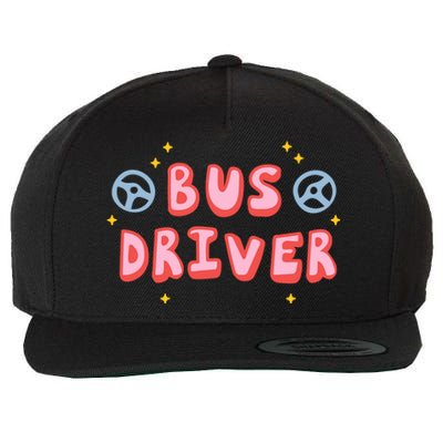 Bus Driver Logo Wool Snapback Cap