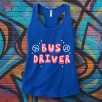 Bus Driver Logo Womens Tank Top