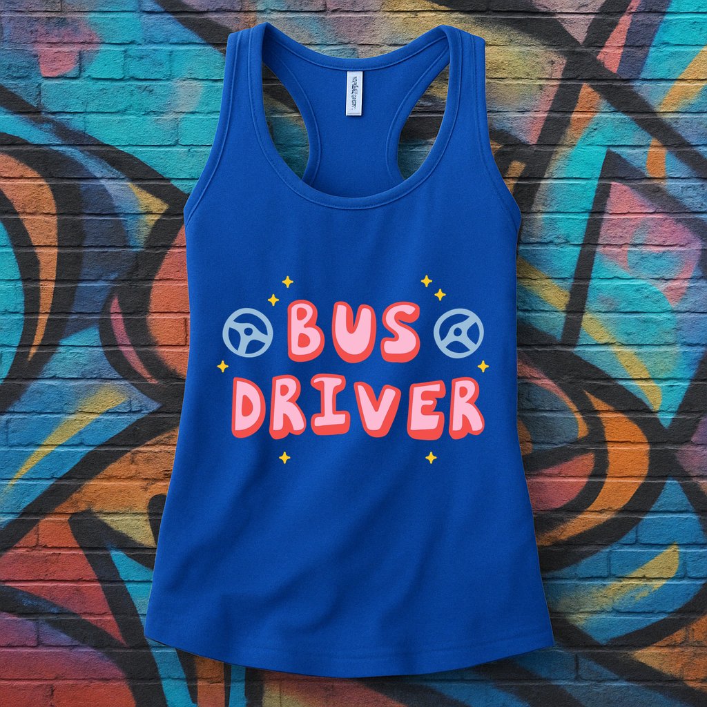 Bus Driver Logo Womens Tank Top