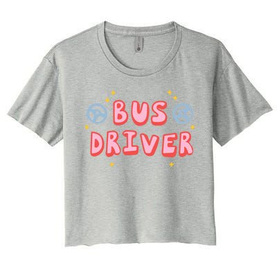 Bus Driver Logo Women's Crop Top Tee