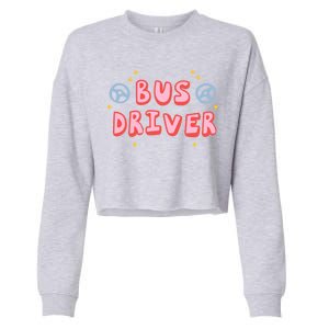 Bus Driver Logo Cropped Pullover Crew