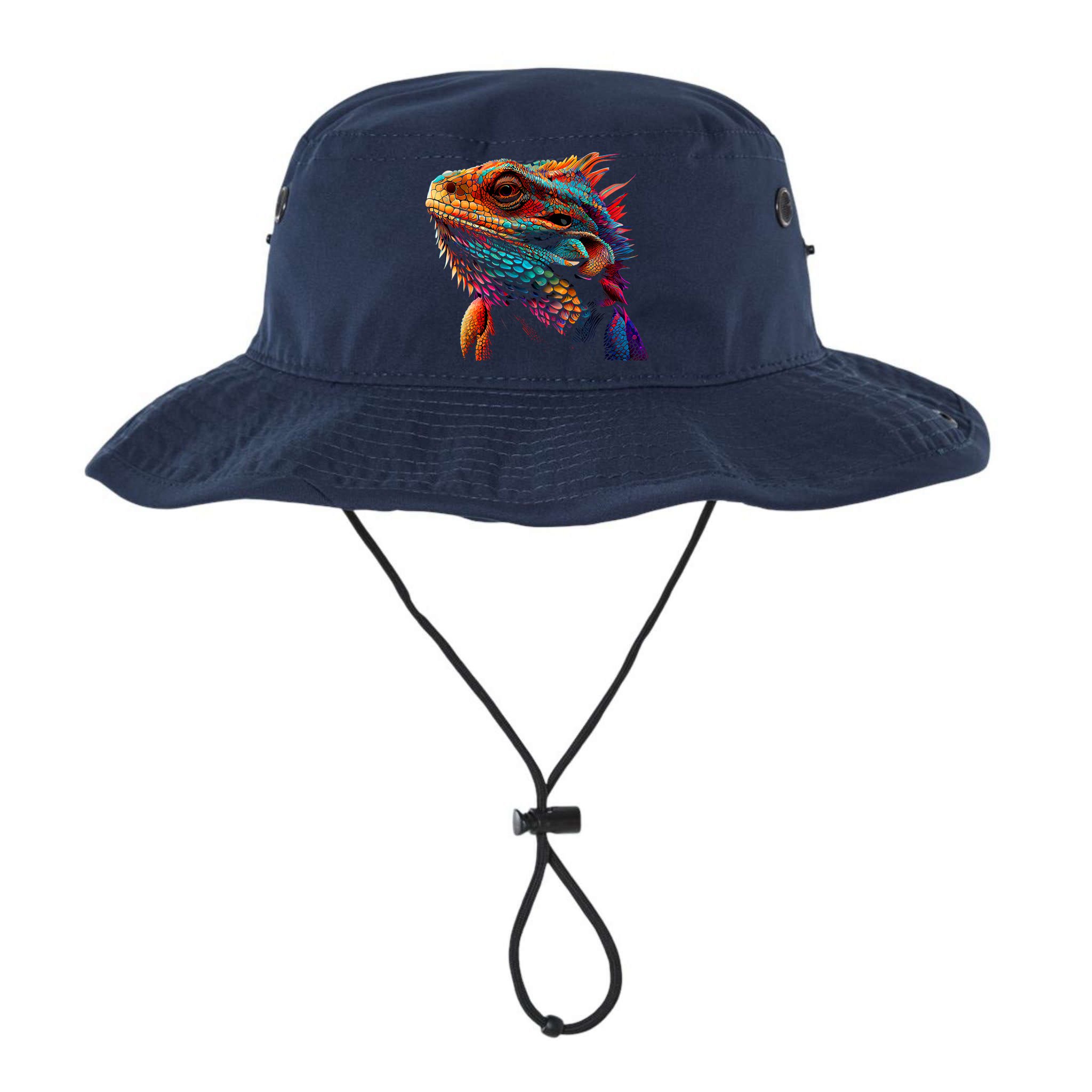 Bearded Dragon Lover Fun Colorful Cool Painting Art Cute Pet Bucket Hat