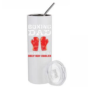 Boxing Dad Like A Normal Dad Only Cooler. Boxing Stainless Steel Tumbler