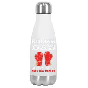 Boxing Dad Like A Normal Dad Only Cooler. Boxing Stainless Steel Insulated Water Bottle