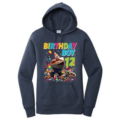 Bearded Dragon Lizard12th Birthday 12 Year Old Women's Pullover Hoodie