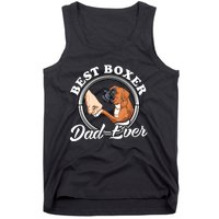 Boxer Dog Lovers Dad Design Boxer Dog Dad Tank Top