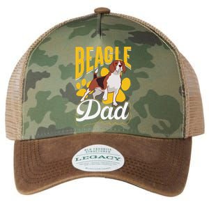 Beagle Dad Lover Puppy Beagles Dog Father Daddy Papa Legacy Tie Dye Trucker Hat