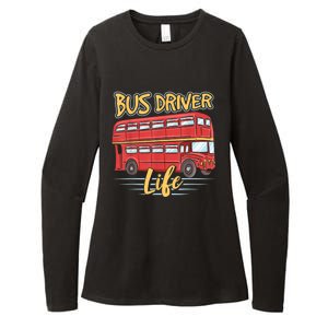 Bus Driver Life Busman Job Operator Buses Womens CVC Long Sleeve Shirt