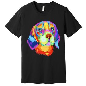 Beagle Dog Lover Tee Funny Beagle Premium T-Shirt