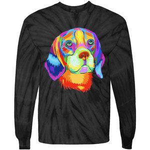 Beagle Dog Lover Tee Funny Beagle Tie-Dye Long Sleeve Shirt