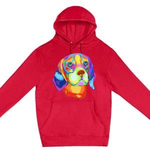 Beagle Dog Lover Tee Funny Beagle Premium Pullover Hoodie