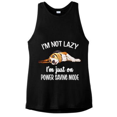 Beagle Dog Lover Tee Funny Beagle Ladies PosiCharge Tri-Blend Wicking Tank