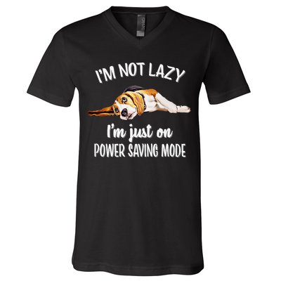 Beagle Dog Lover Tee Funny Beagle V-Neck T-Shirt