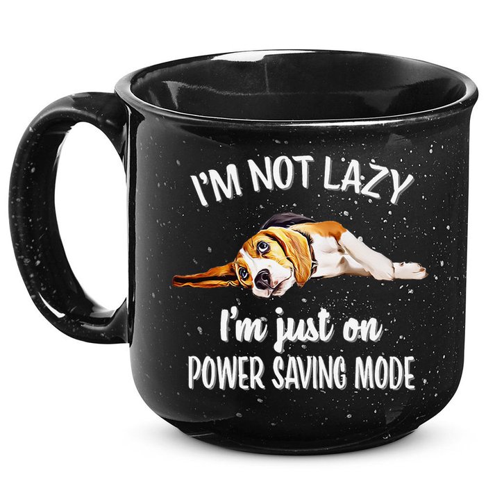 Beagle Dog Lover Tee Funny Beagle 15oz Campfire Ceramic Mug